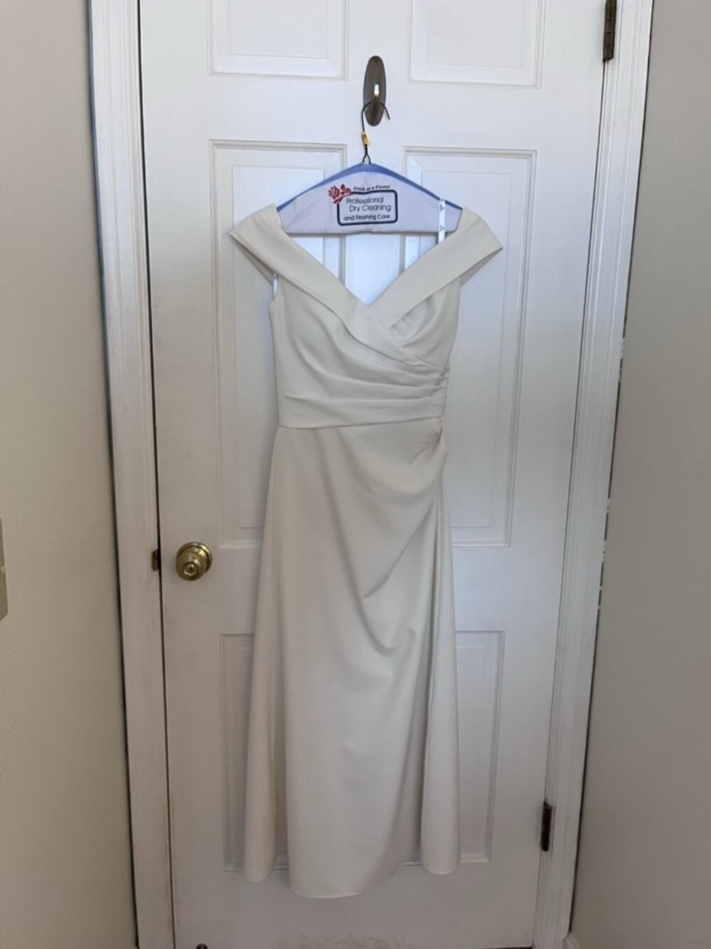 David's Bridal Tea-Length Wedding Dress